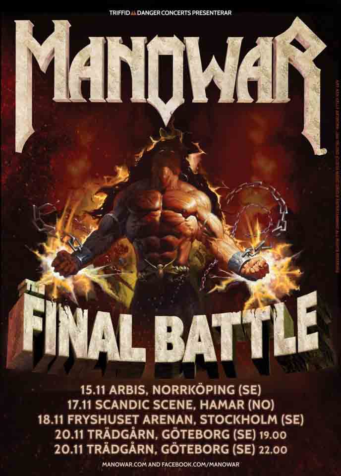 В Самаре выступит легендарная хэви-метал группа Manowar